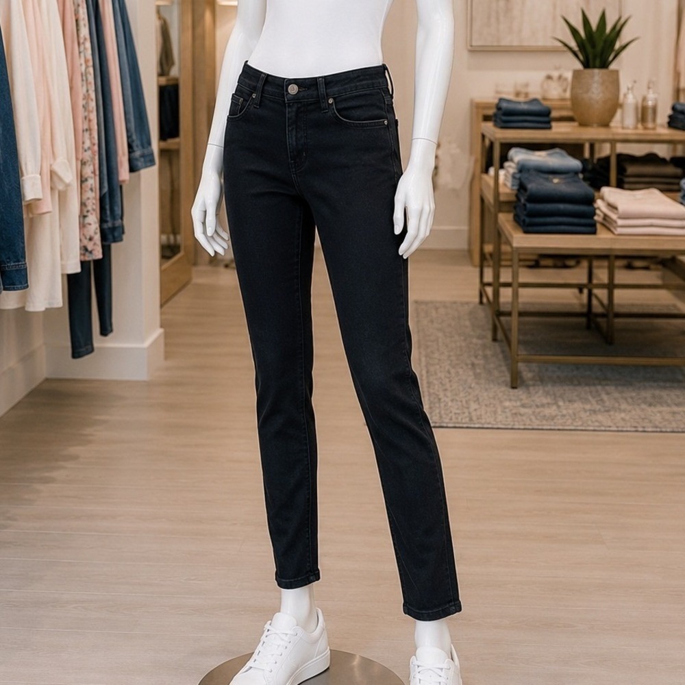 FRAME Denim London Los Angeles Black Skinny Jeans Size 27